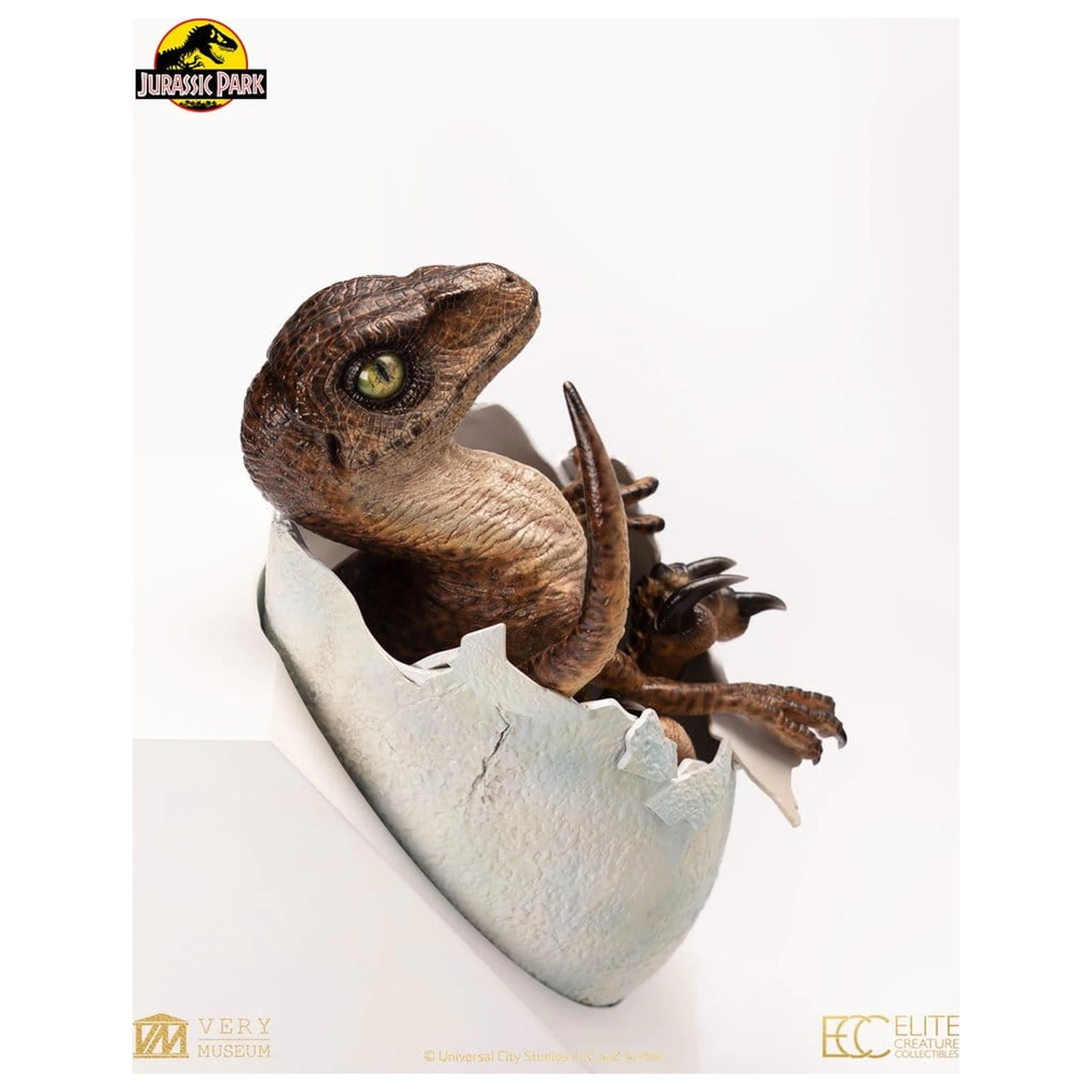 Jurassic Park Replica Bust Velociraptor Hatching Egg 24 cm poza produsului