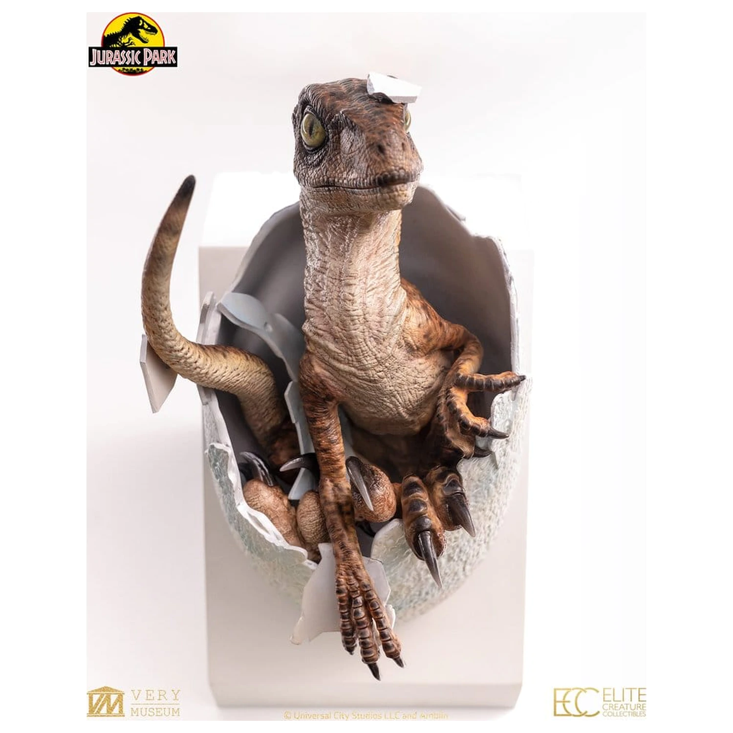 Jurassic Park Replica Bust Velociraptor Hatching Egg 24 cm poza produsului