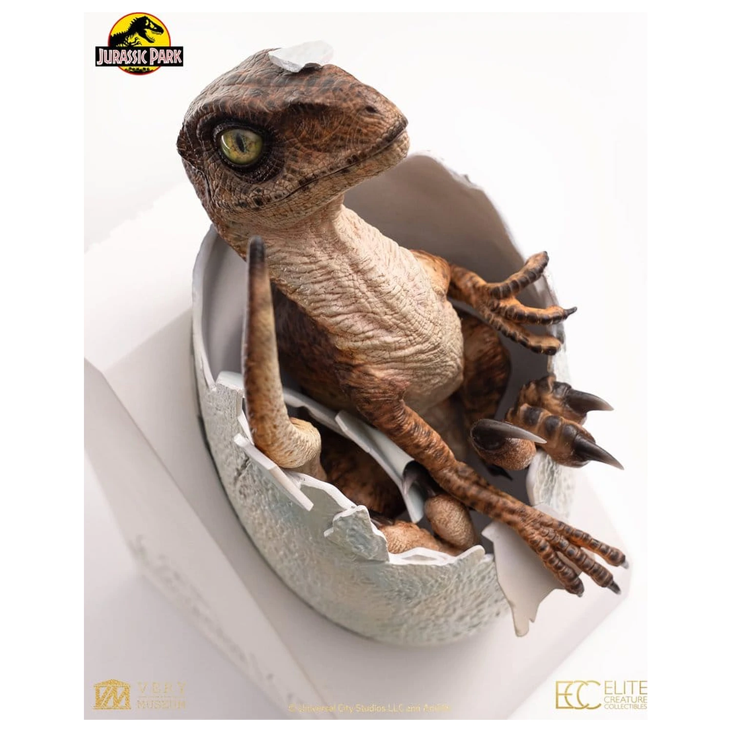 Jurassic Park Replica Bust Velociraptor Hatching Egg 24 cm poza produsului