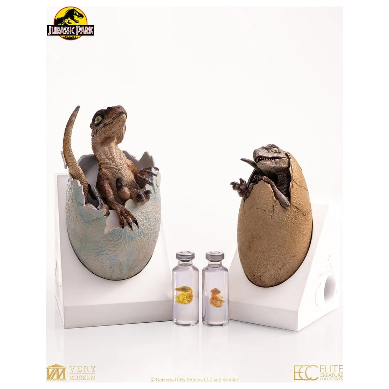 Jurassic Park Replica Bust Velociraptor Hatching Egg 24 cm poza produsului