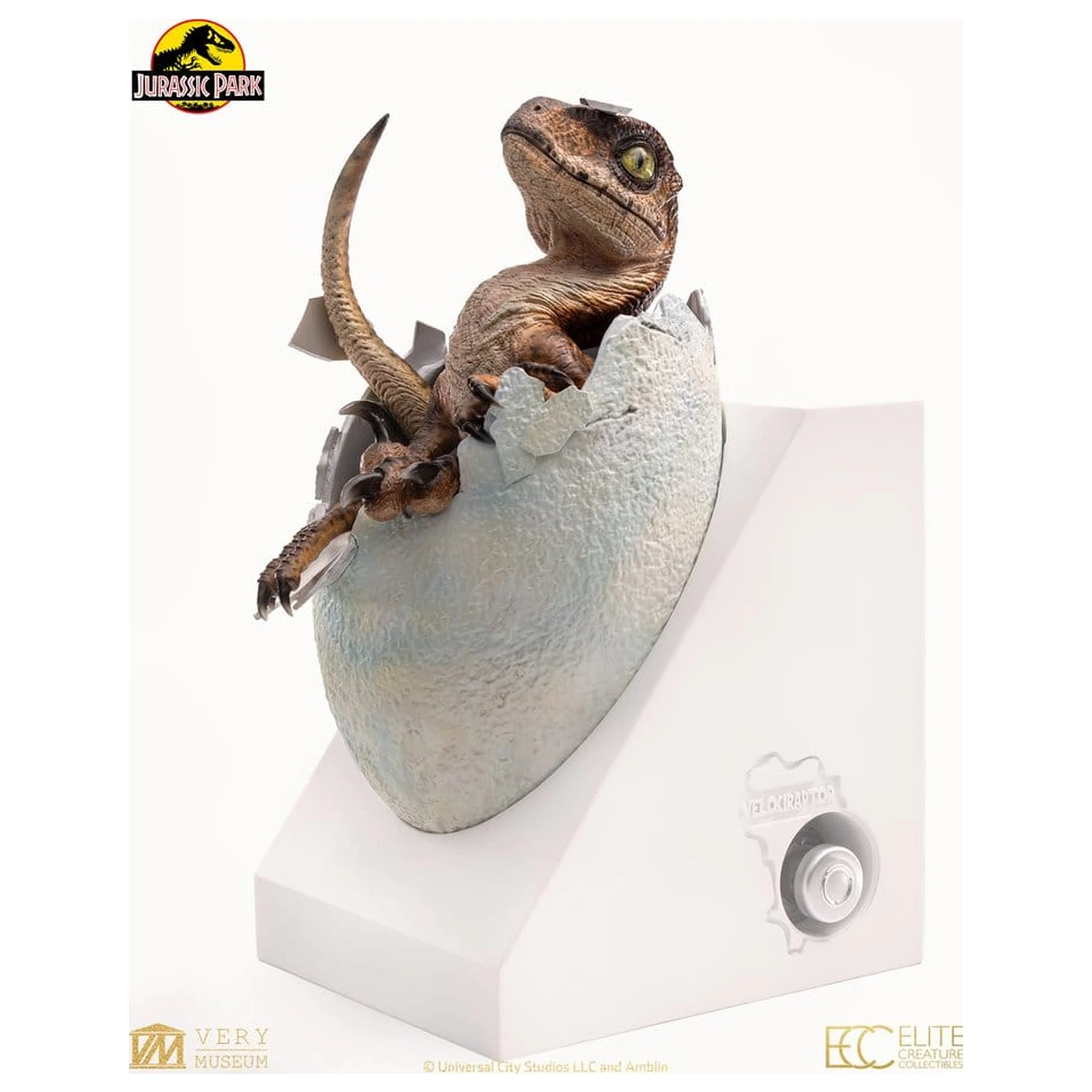 Jurassic Park Replica Bust Velociraptor Hatching Egg 24 cm poza produsului