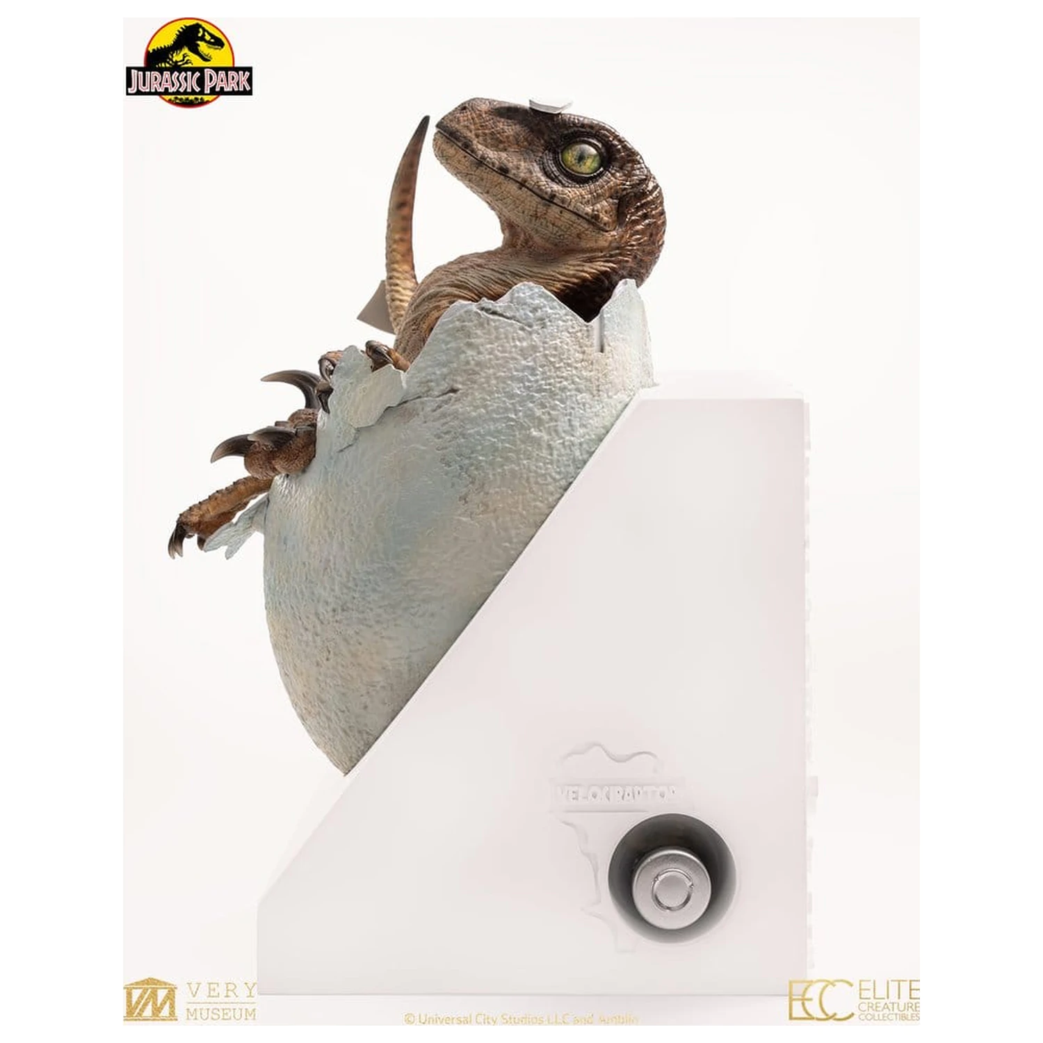 Jurassic Park Replica Bust Velociraptor Hatching Egg 24 cm poza produsului