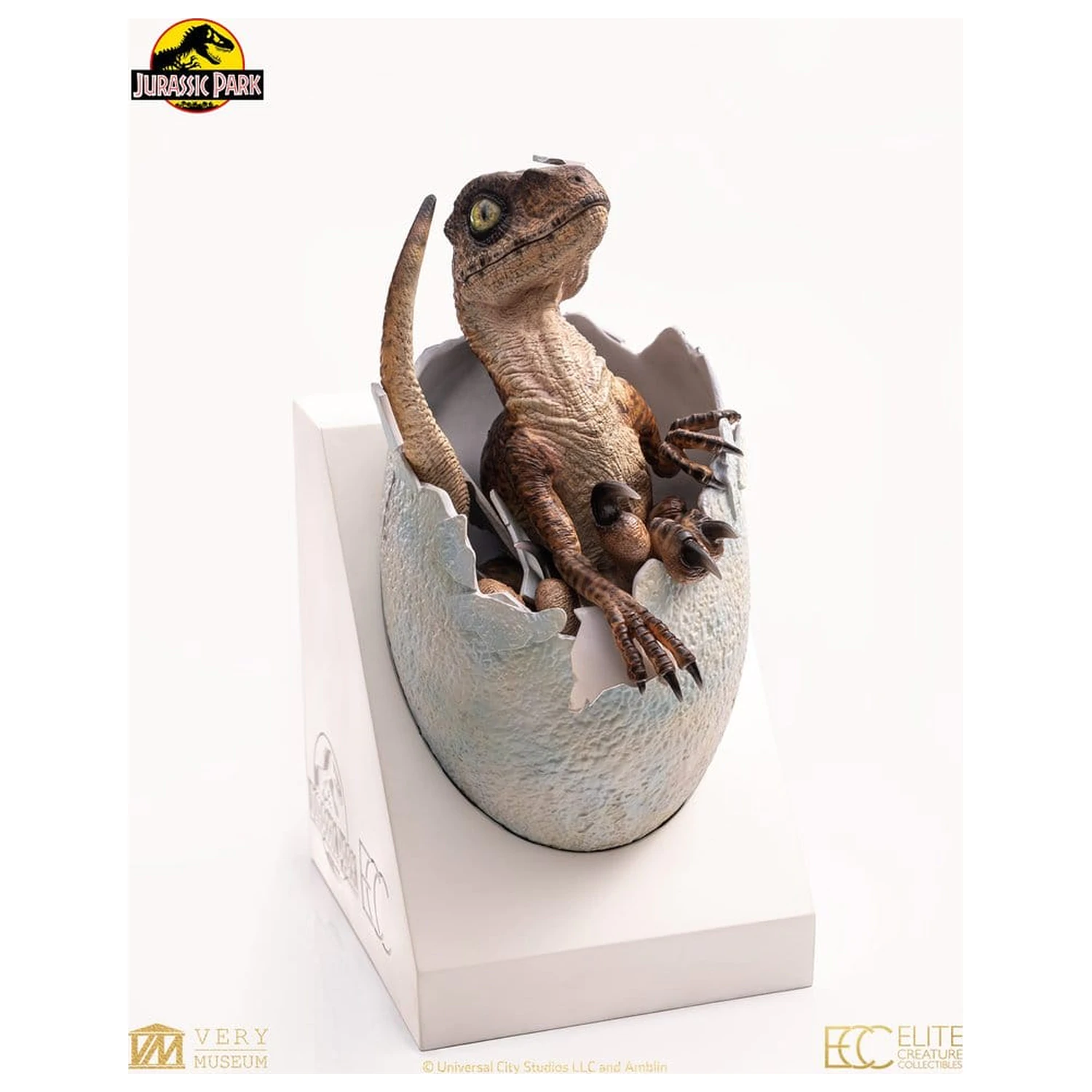 Jurassic Park Replica Bust Velociraptor Hatching Egg 24 cm poza produsului