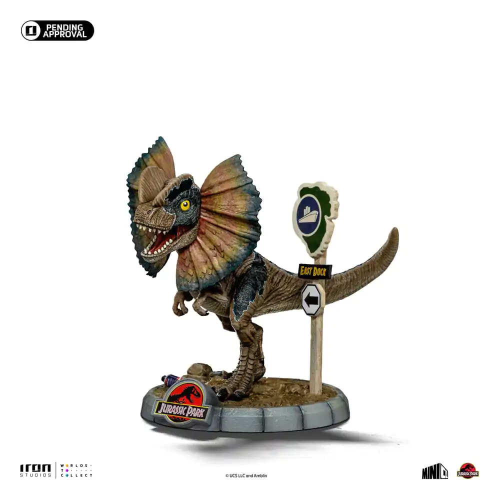 Jurassic Park Mini Co. Statuie PVC Dilophosaurus 12 cm poza produsului