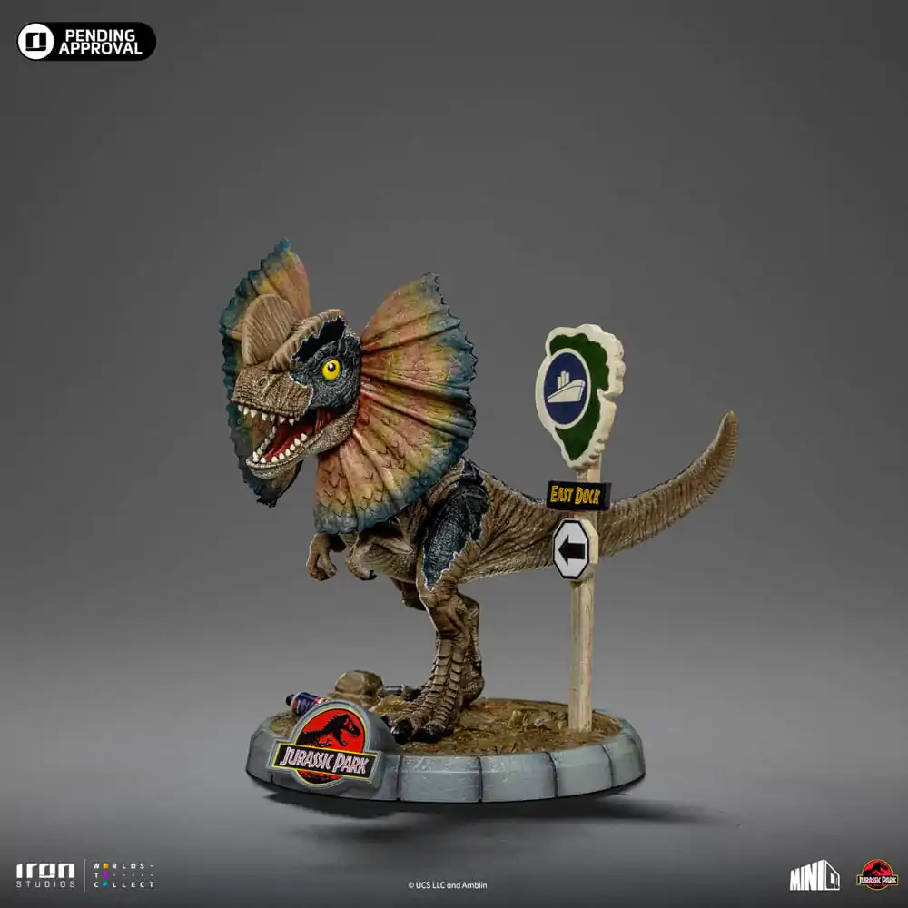 Jurassic Park Mini Co. Statuie PVC Dilophosaurus 12 cm poza produsului