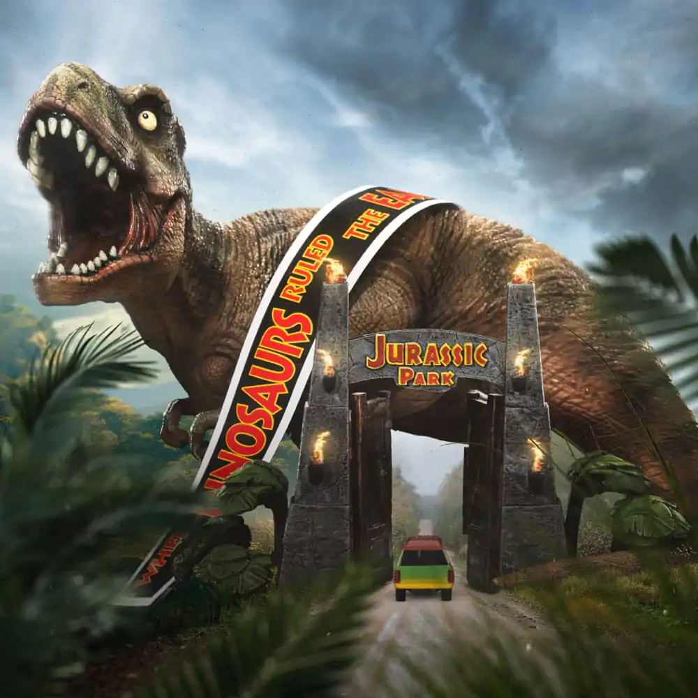 Jurassic Park Mini Co. figurină PVC T-Rex Illusion Deluxe 15 cm poza produsului