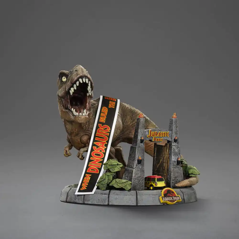 Jurassic Park Mini Co. figurină PVC T-Rex Illusion Deluxe 15 cm poza produsului
