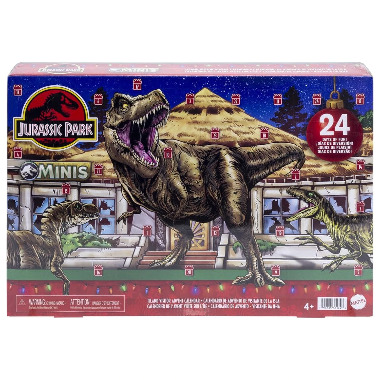Jurassic Park Minis Advent Calendar Vizitator Insula poza produsului