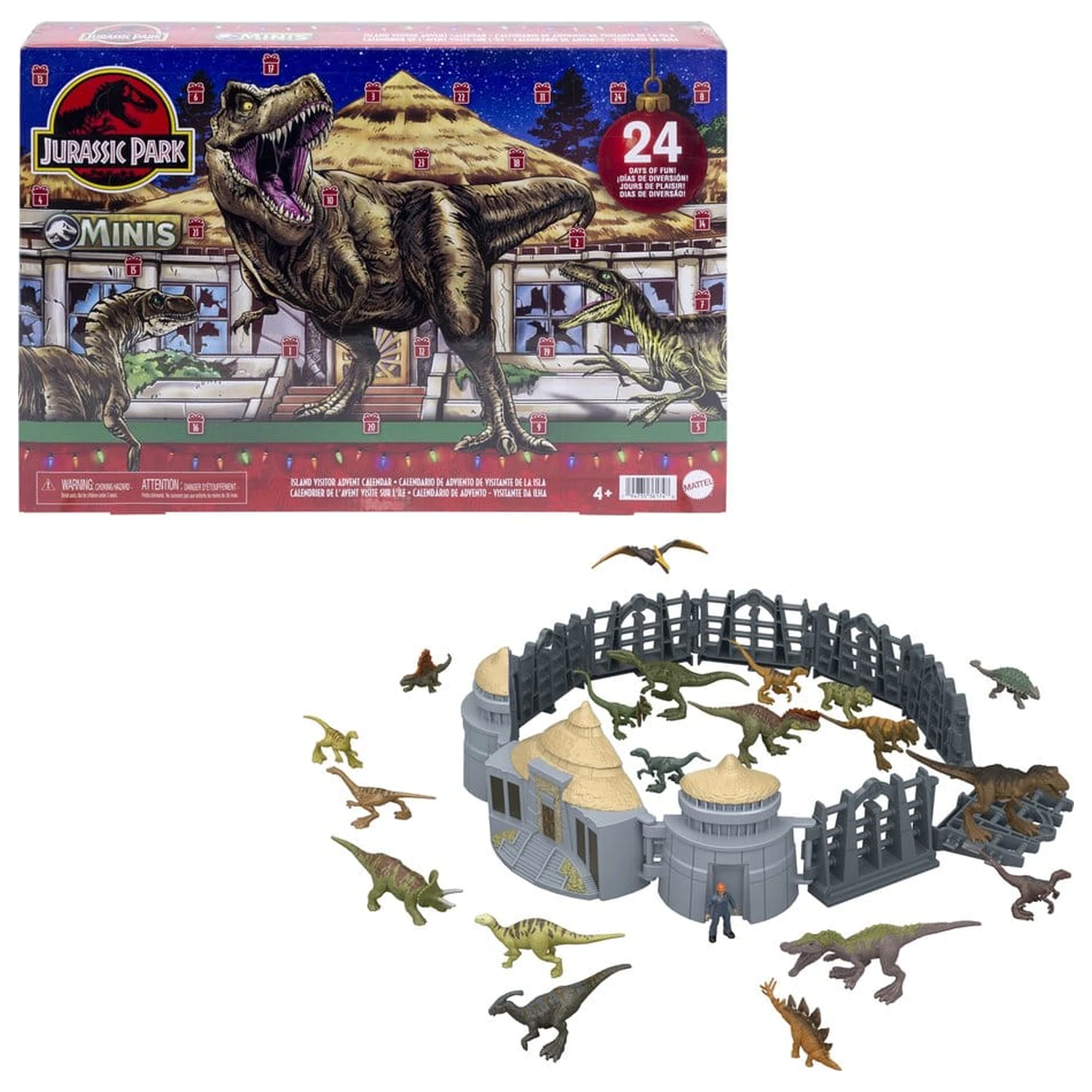 Jurassic Park Minis Advent Calendar Vizitator Insula poza produsului
