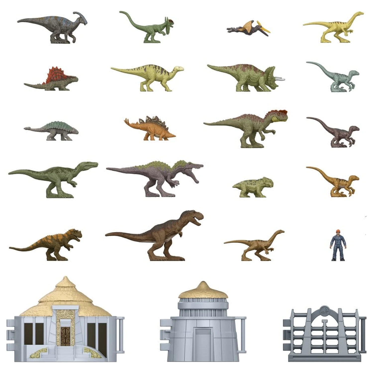 Jurassic Park Minis Advent Calendar Vizitator Insula poza produsului