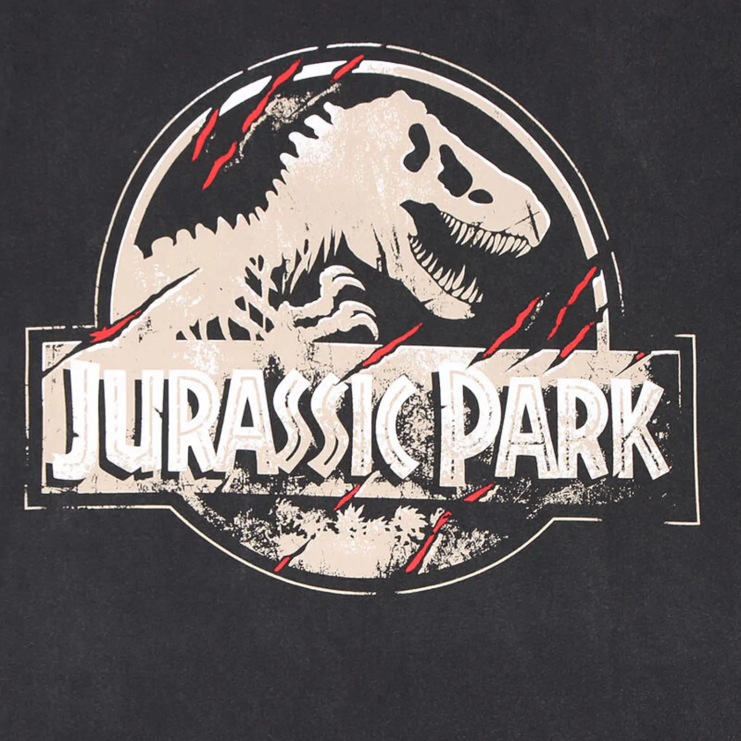 Tricou Jurassic Park Logo Zgâriat poza produsului