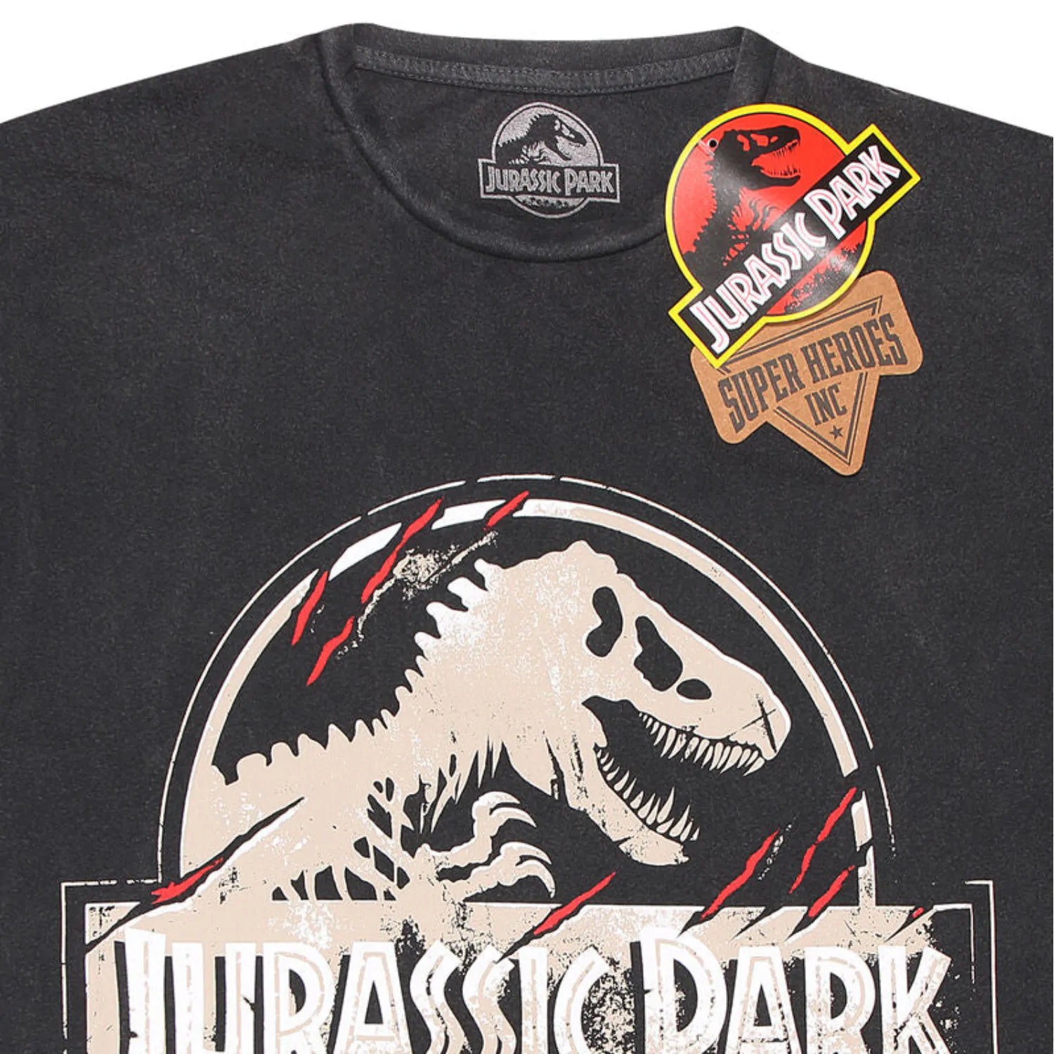 Tricou Jurassic Park Logo Zgâriat poza produsului