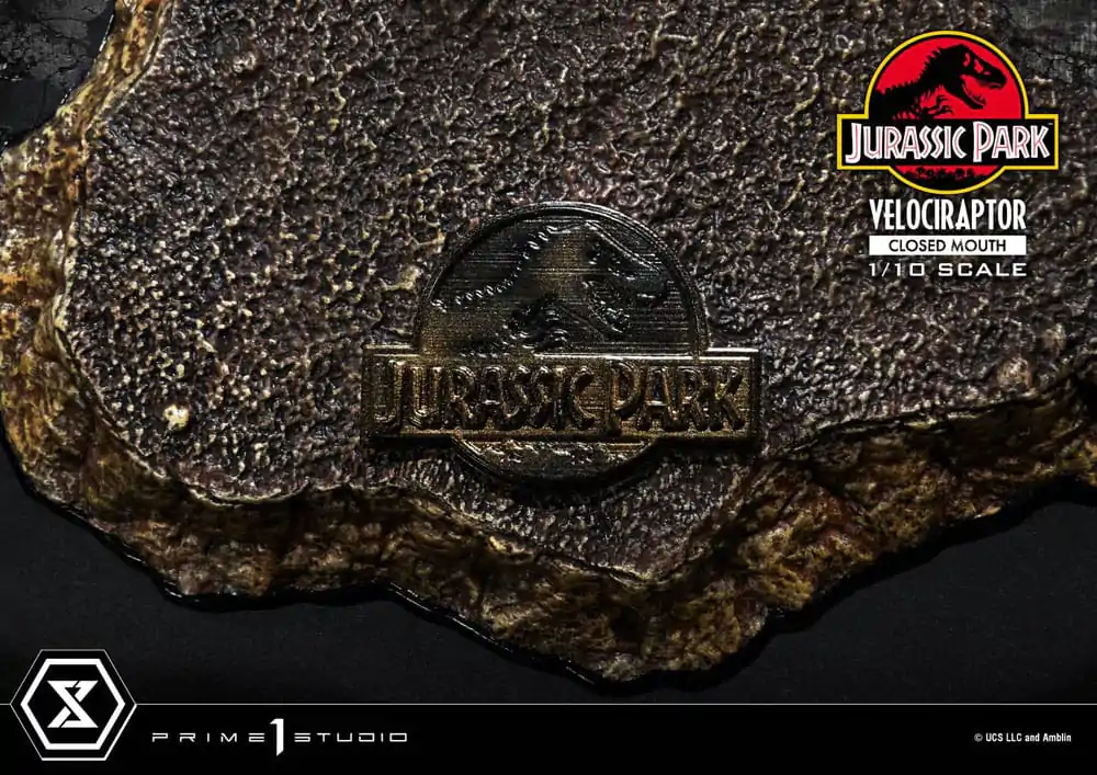 Jurassic Park Prime Collectibles Statuie 1/10 Velociraptor Gură Închisă 19 cm poza produsului