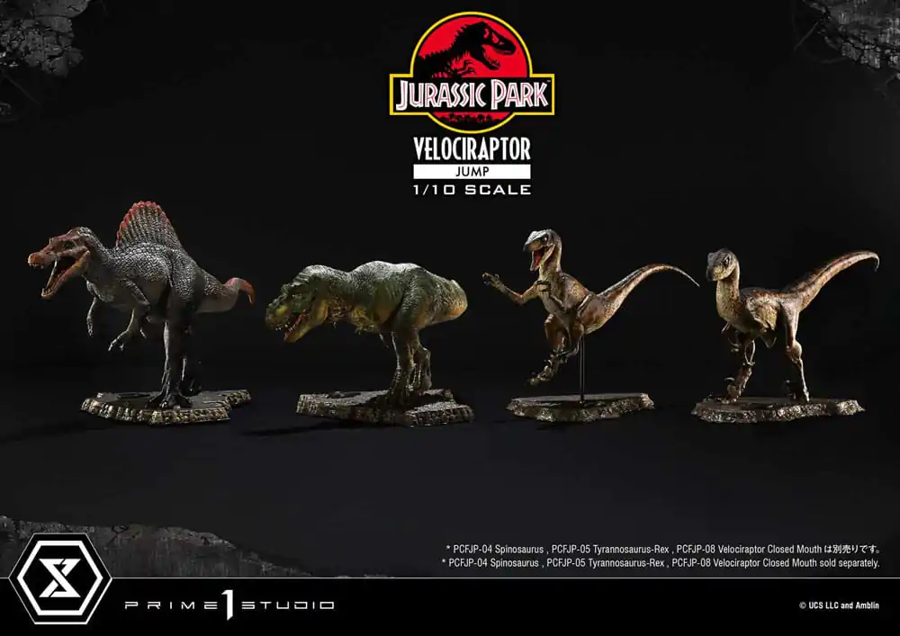 Jurassic Park Prime Collectibles Statuie 1/10 Velociraptor Salt 21 cm poza produsului