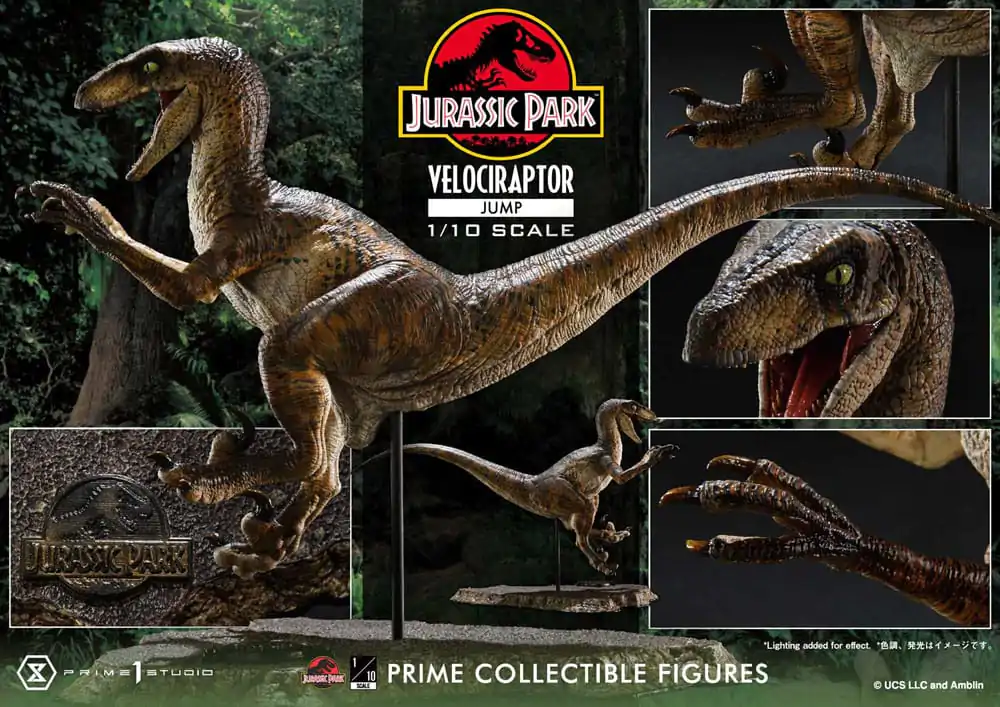 Jurassic Park Prime Collectibles Statuie 1/10 Velociraptor Salt 21 cm poza produsului