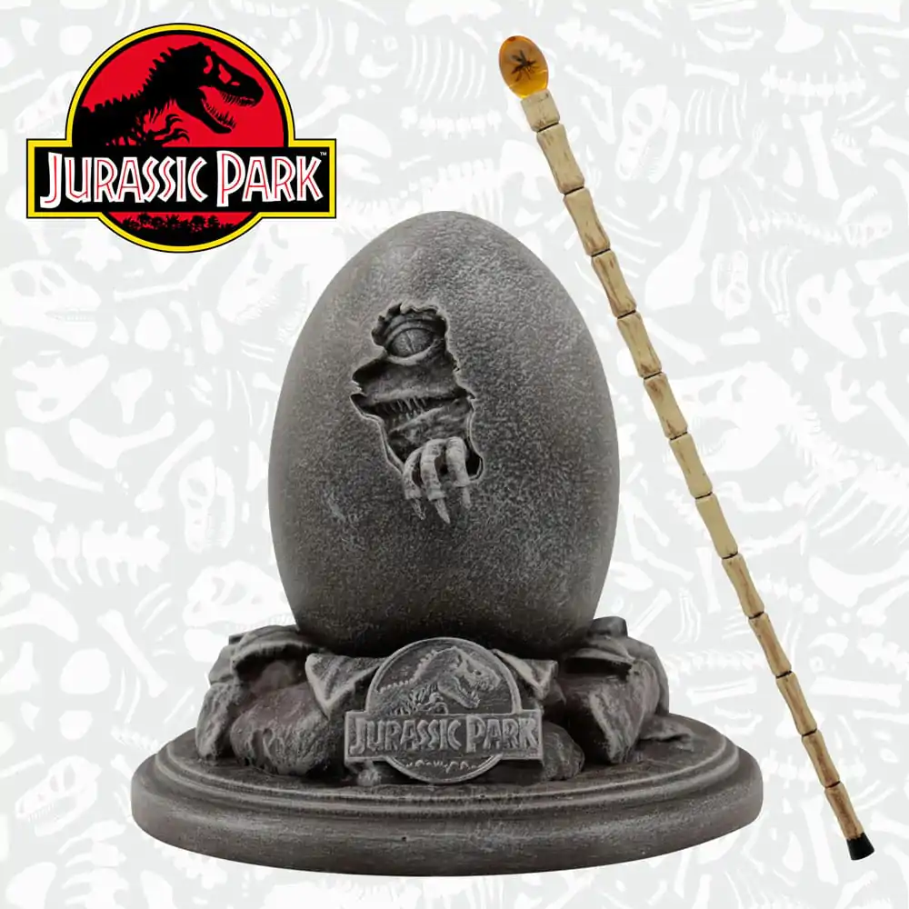 Jurassic Park Replicas Set Replica Ou 30 Ani Aniversare & Baston John Hammond poza produsului