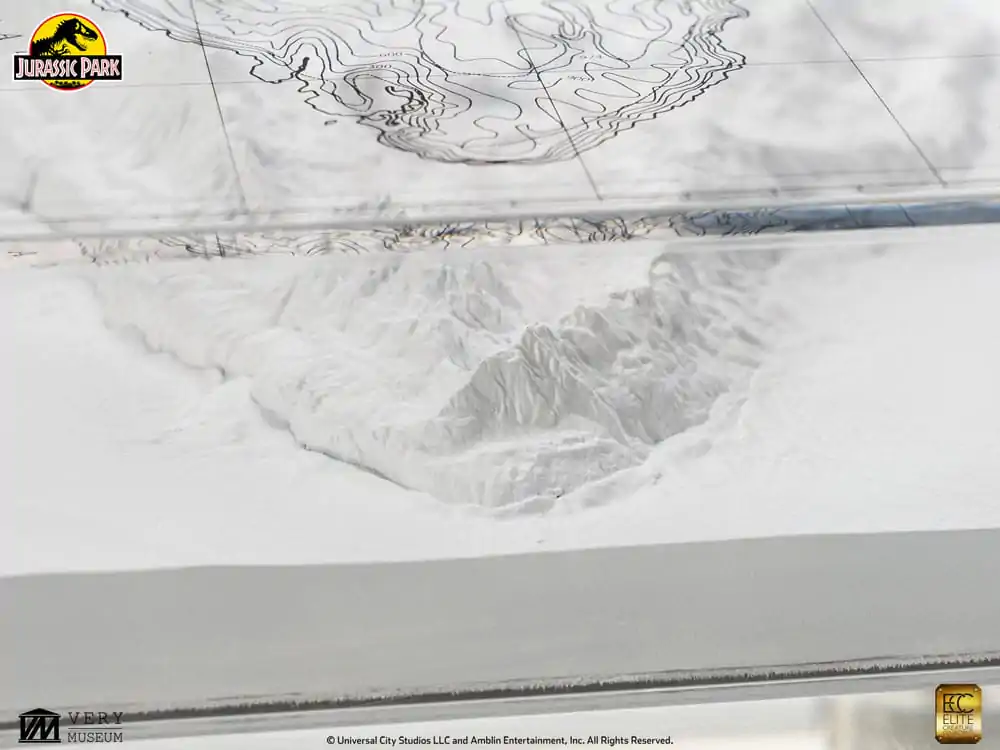 Jurassic Park Harta Topografica Isla Nublar poza produsului