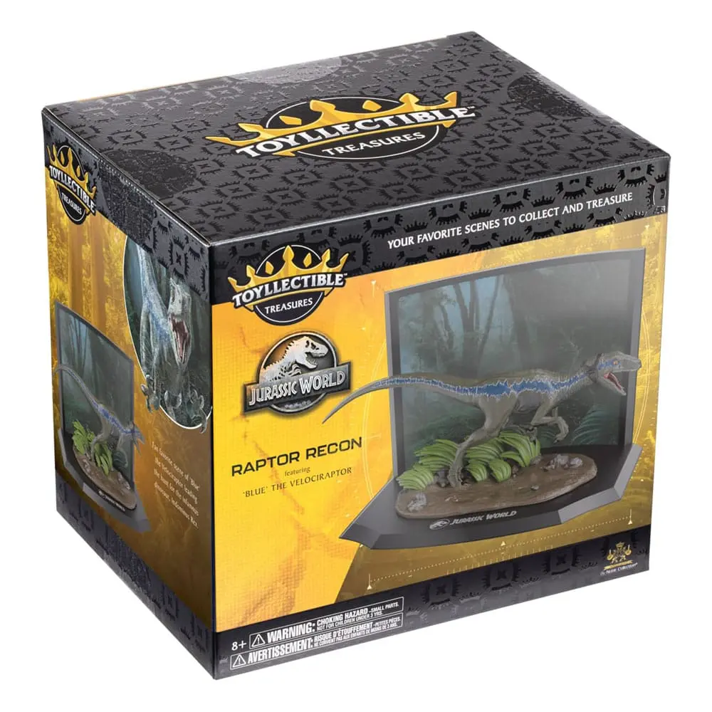 Jurassic Park Toyllectible Treasure Statuie Velociraptor Blue Raptor Recon 8 cm poza produsului