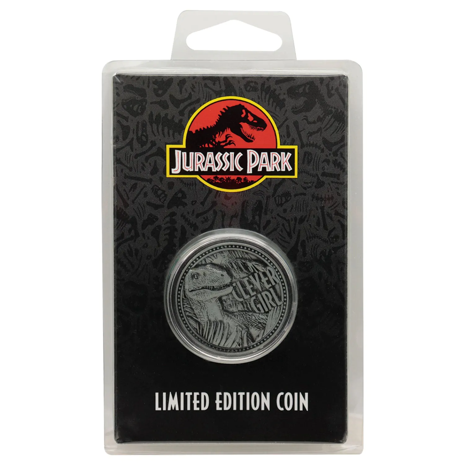 Jurassic Park Monedă de colecție Velociraptor Limited Edition poza produsului