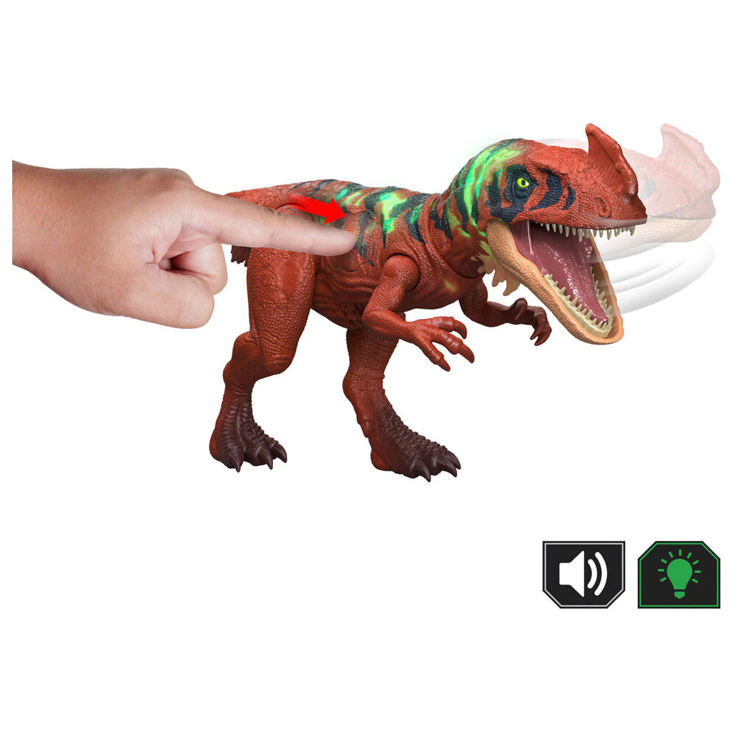 Jurassic World figurina dinozaur Afrovenator poza produsului