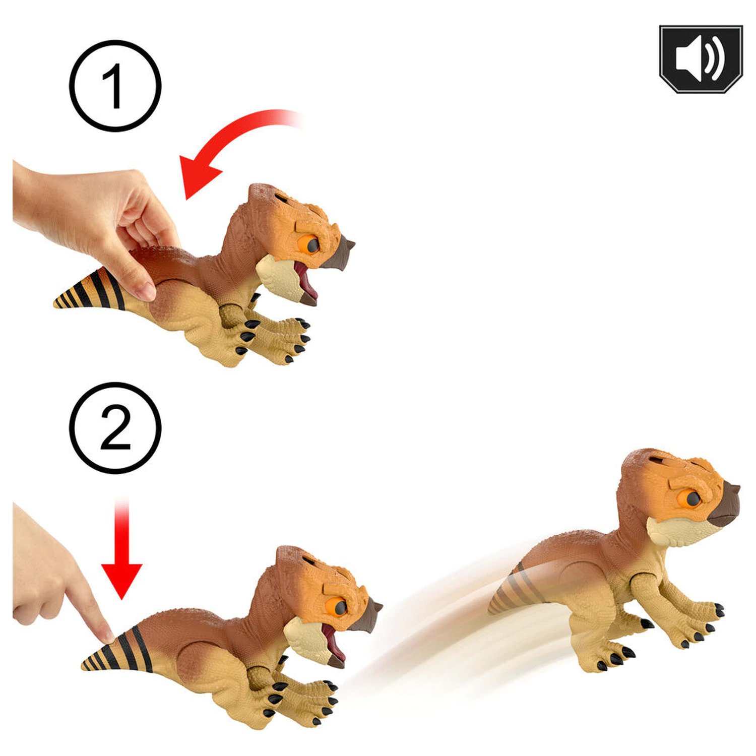 Jurassic World Aquilops dinozaur interactiv poza produsului