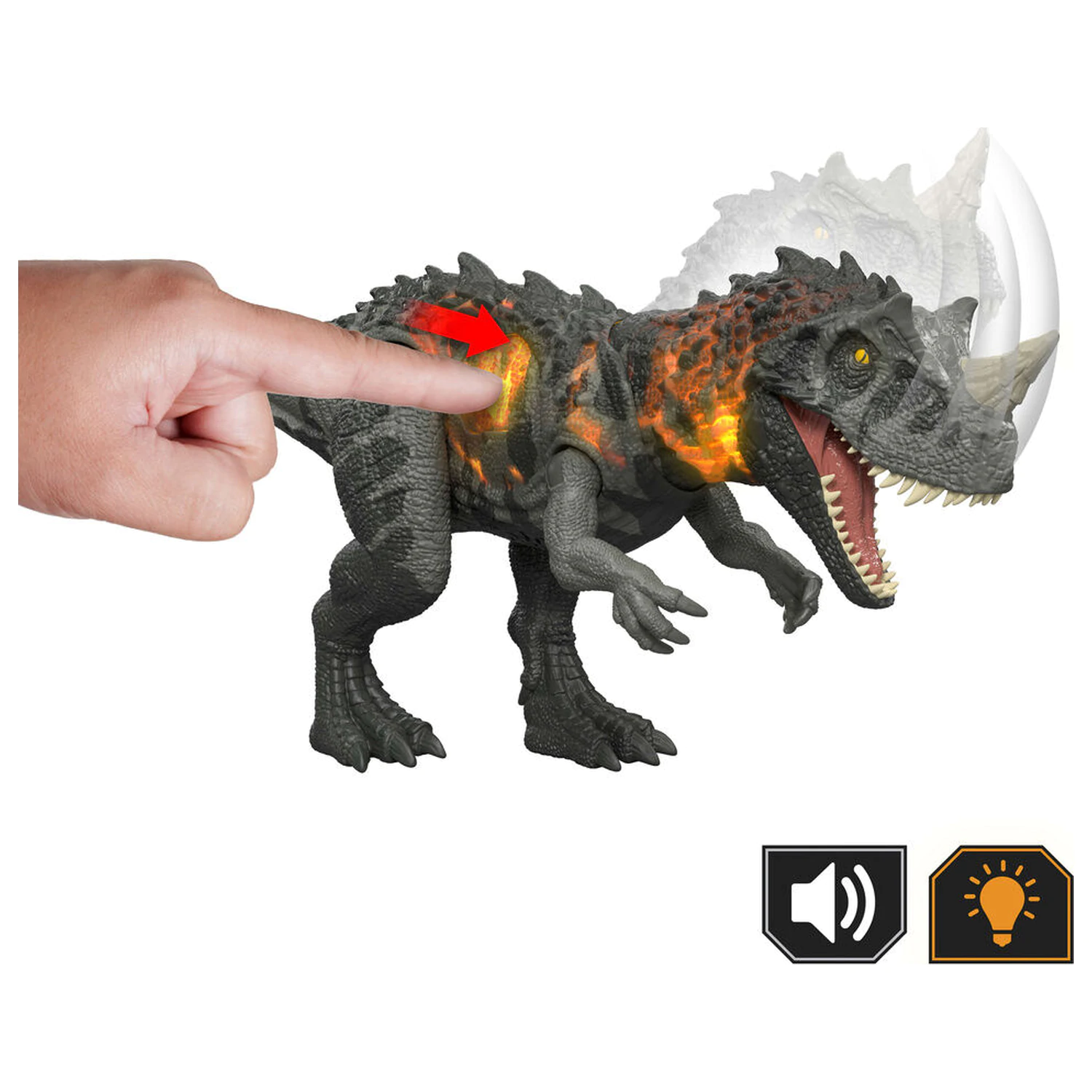 Jurassic World Ceratosaurus figurina dinozaur poza produsului