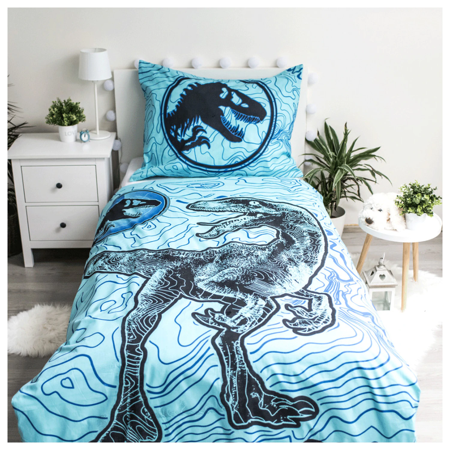 Jurassic World Husa de pilota Glow in the Dark cu Urmaritor de Dinozauri poza produsului