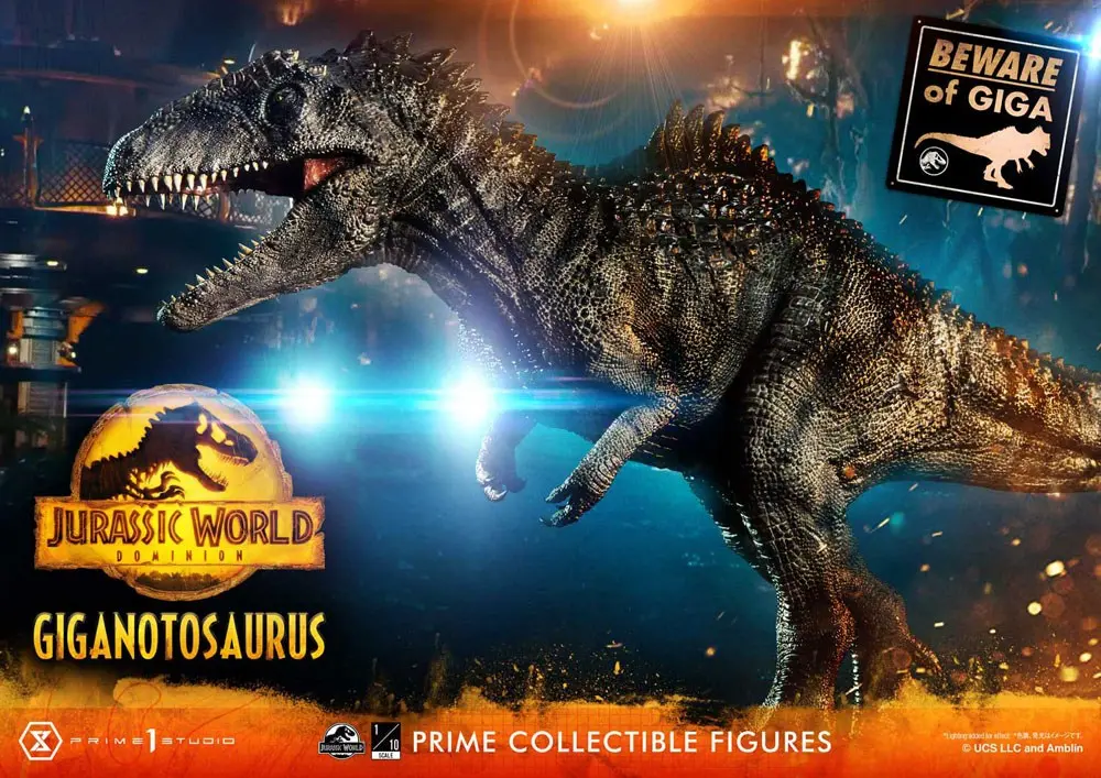 Jurassic World Dominion Prime Collectibles Statuie 1/38 Giganotosaurus Versiune Jucărie 22 cm poza produsului