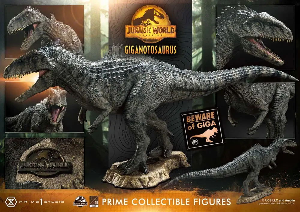 Jurassic World Dominion Prime Collectibles Statuie 1/38 Giganotosaurus Versiune Jucărie 22 cm poza produsului