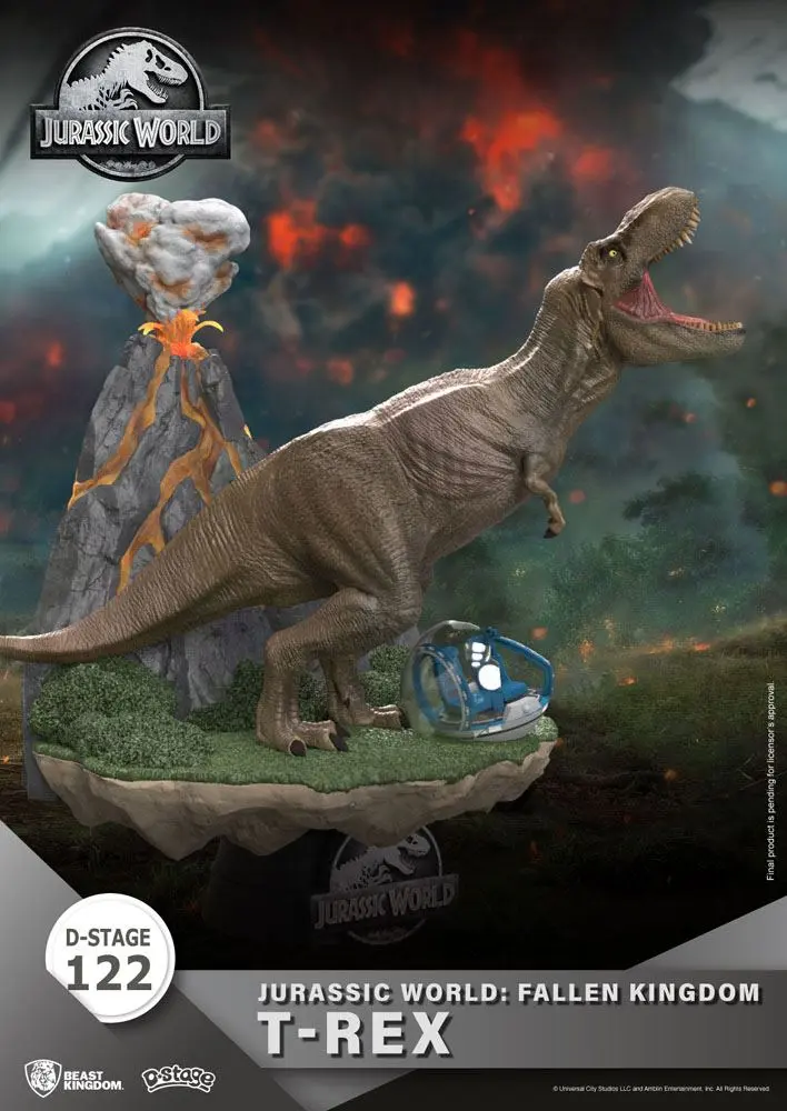 Jurassic World: Fallen Kingdom D-Stage Diorama PVC T-Rex 13 cm poza produsului