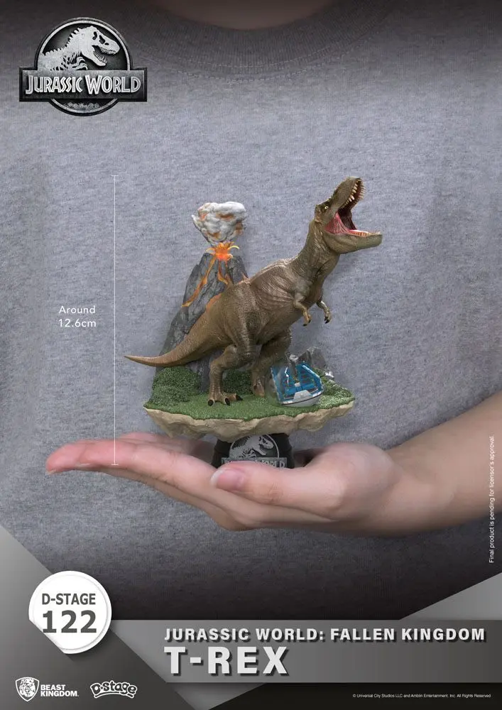 Jurassic World: Fallen Kingdom D-Stage Diorama PVC T-Rex 13 cm poza produsului