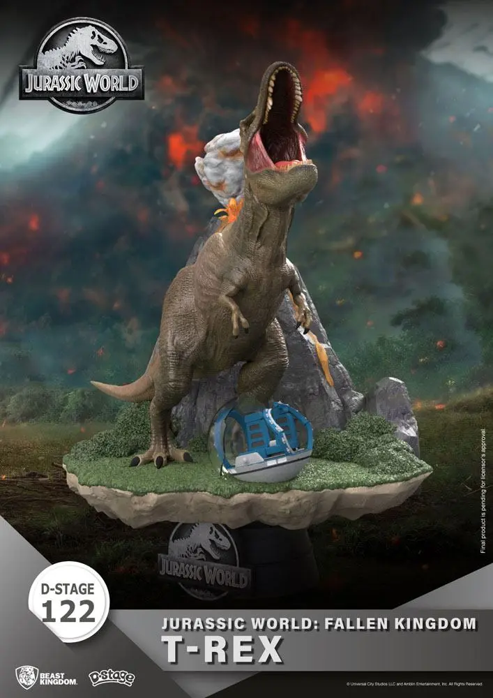Jurassic World: Fallen Kingdom D-Stage Diorama PVC T-Rex 13 cm poza produsului