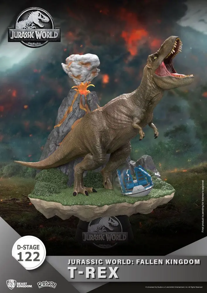 Jurassic World: Fallen Kingdom D-Stage Diorama PVC T-Rex 13 cm poza produsului