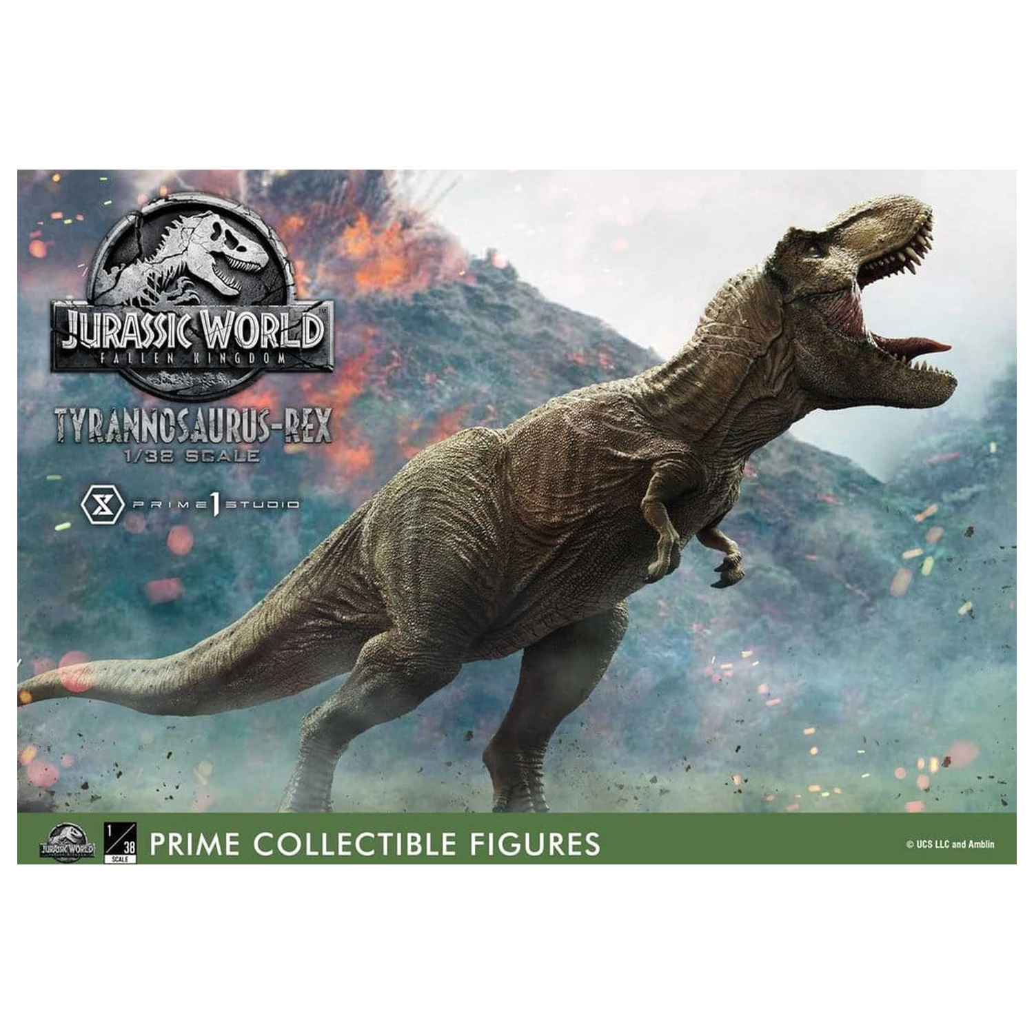 Jurassic World: Fallen Kingdom (Film) Prime Collectible Figures Statuie 1/38 Tyrannosaurus Rex 23 cm poza produsului