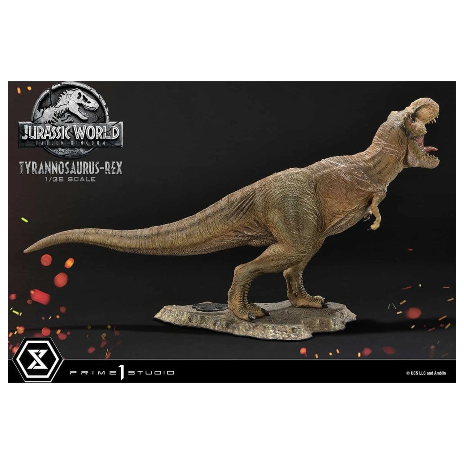 Jurassic World: Fallen Kingdom (Film) Prime Collectible Figures Statuie 1/38 Tyrannosaurus Rex 23 cm poza produsului