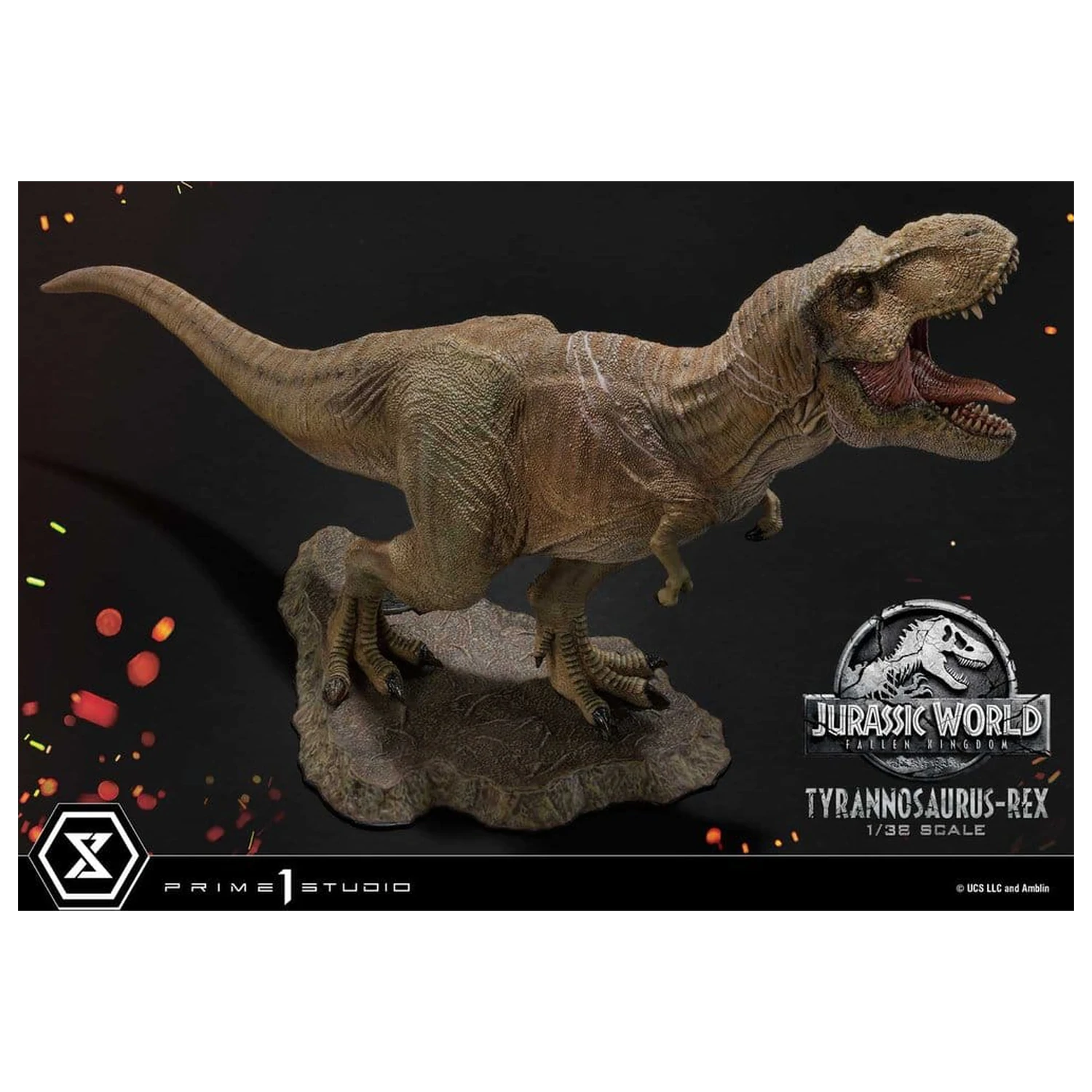 Jurassic World: Fallen Kingdom (Film) Prime Collectible Figures Statuie 1/38 Tyrannosaurus Rex 23 cm poza produsului