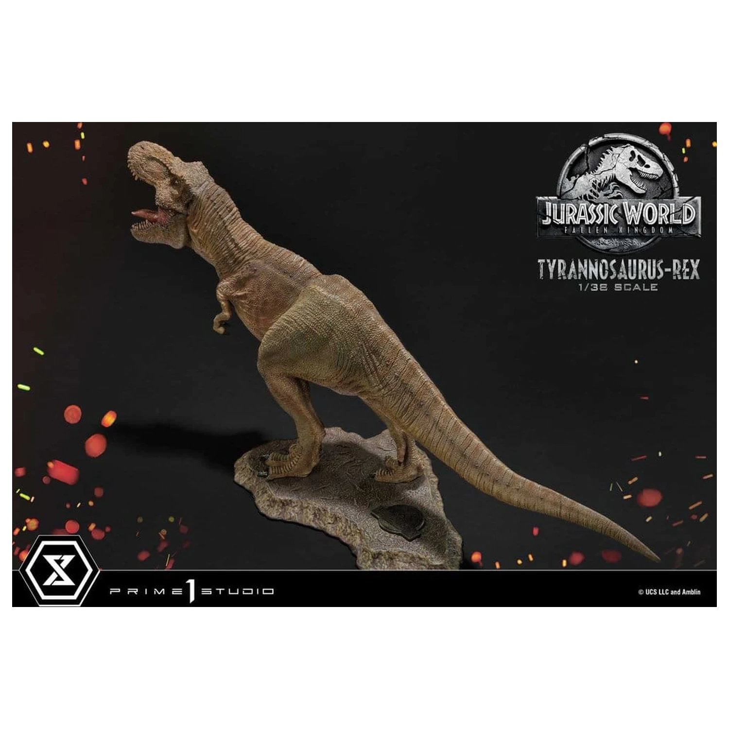 Jurassic World: Fallen Kingdom (Film) Prime Collectible Figures Statuie 1/38 Tyrannosaurus Rex 23 cm poza produsului
