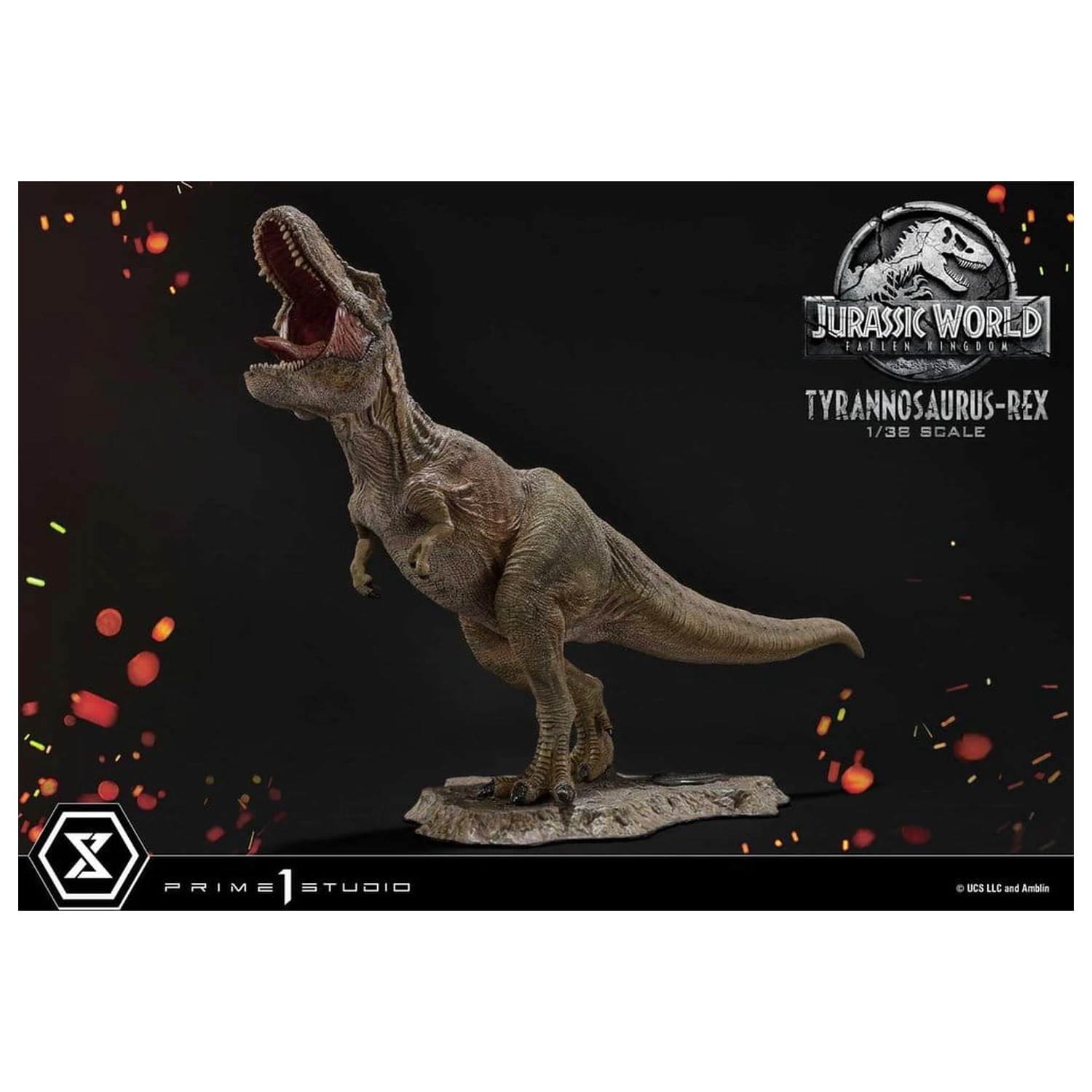 Jurassic World: Fallen Kingdom (Film) Prime Collectible Figures Statuie 1/38 Tyrannosaurus Rex 23 cm poza produsului