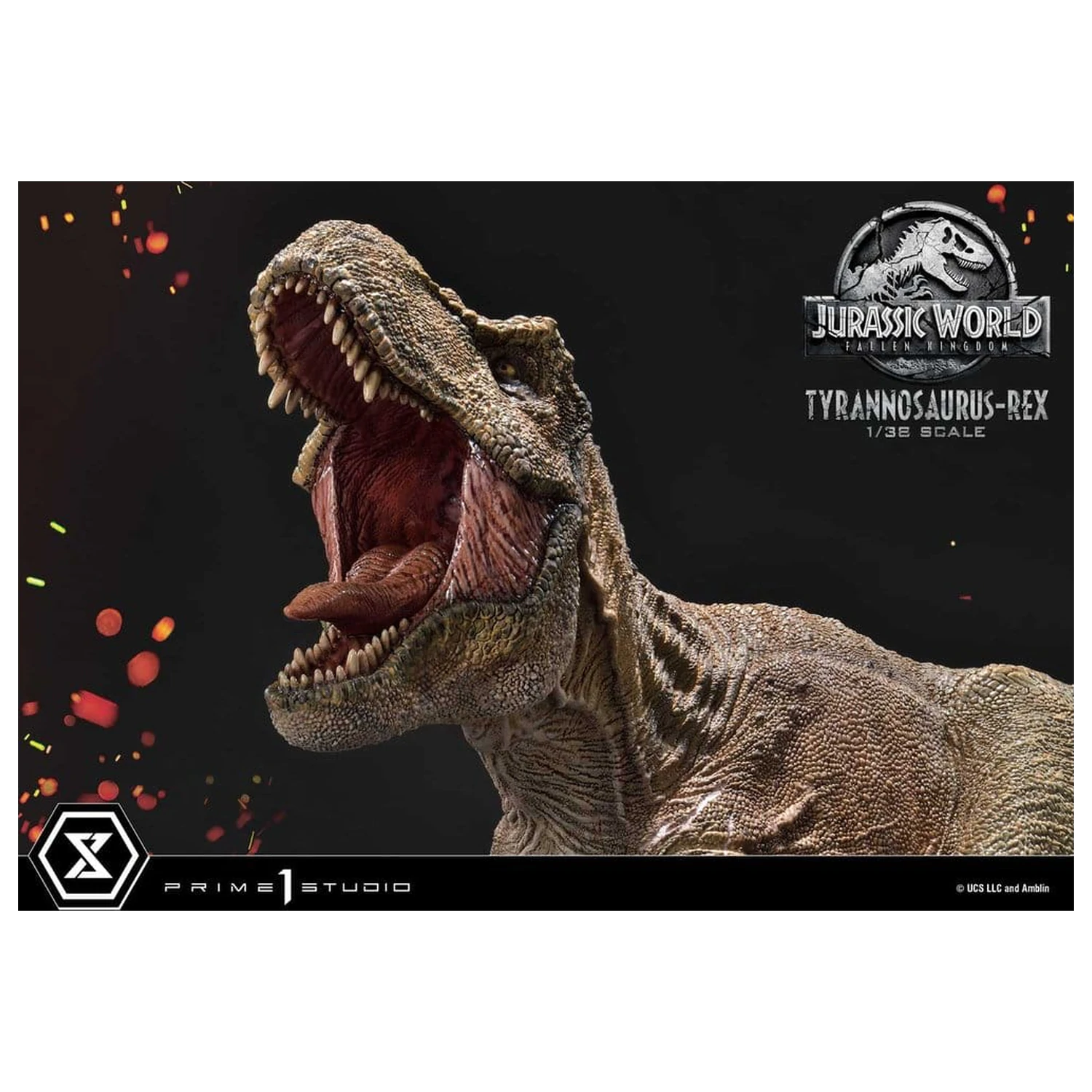 Jurassic World: Fallen Kingdom (Film) Prime Collectible Figures Statuie 1/38 Tyrannosaurus Rex 23 cm poza produsului