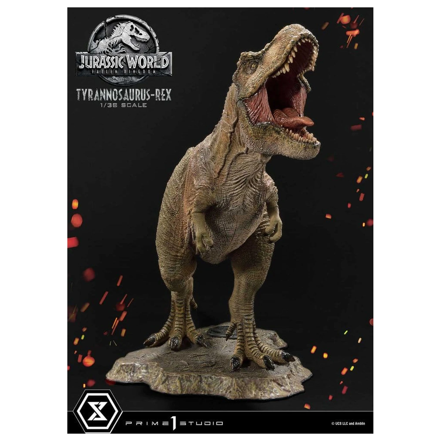 Jurassic World: Fallen Kingdom (Film) Prime Collectible Figures Statuie 1/38 Tyrannosaurus Rex 23 cm poza produsului