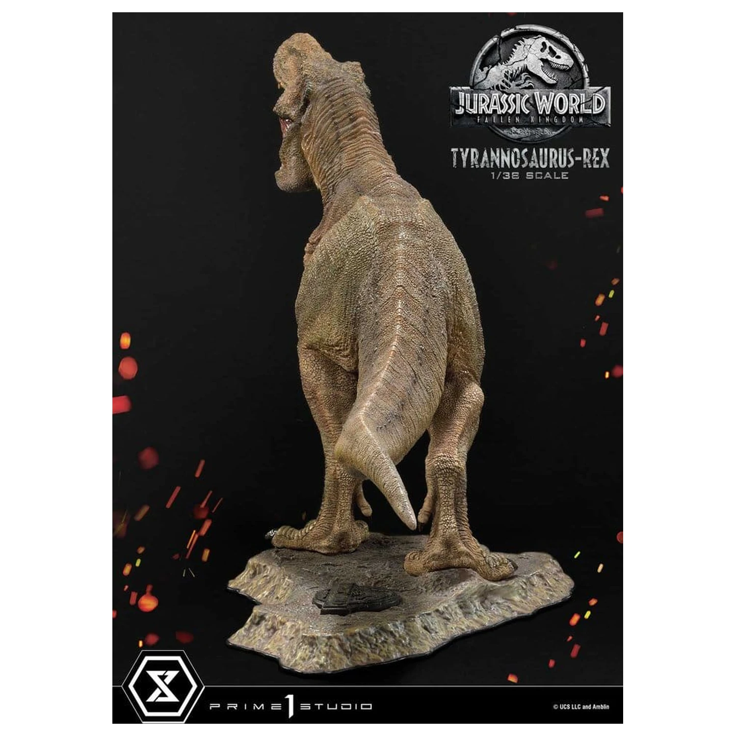 Jurassic World: Fallen Kingdom (Film) Prime Collectible Figures Statuie 1/38 Tyrannosaurus Rex 23 cm poza produsului
