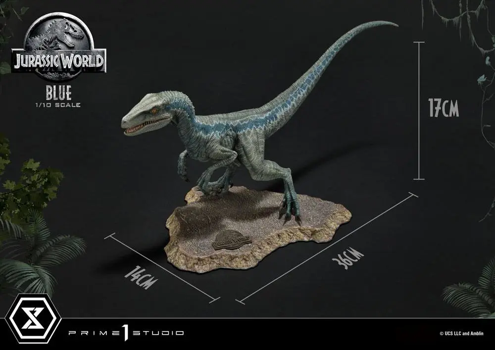 Jurassic World: Fallen Kingdom Statuie Colecționabilă Prime 1/10 Blue (Versiune Cu Gura Deschisă) 17 cm poza produsului