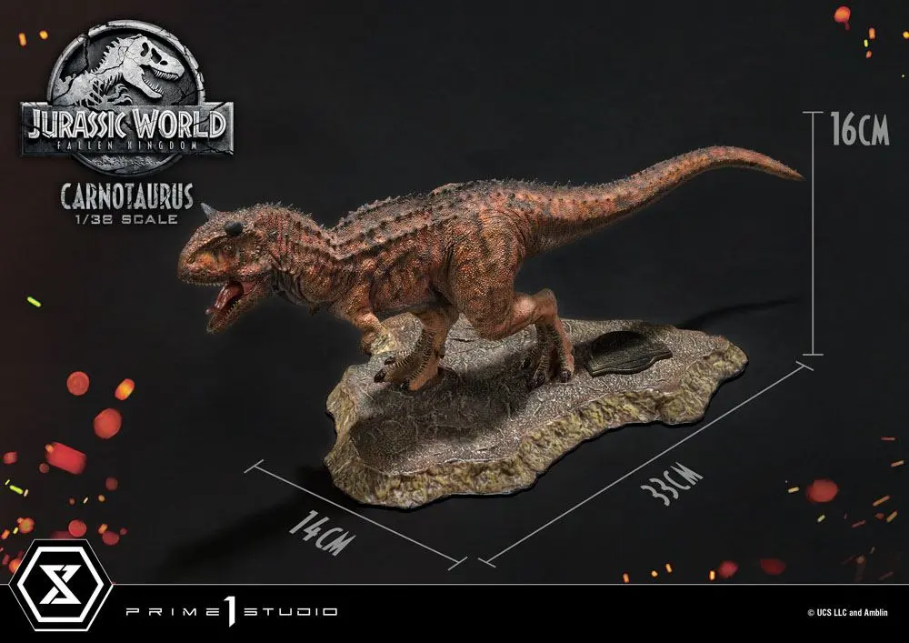 Jurassic World: Fallen Kingdom Prime Collectibles Statuie PVC 1/38 Carnotaurus 16 cm poza produsului