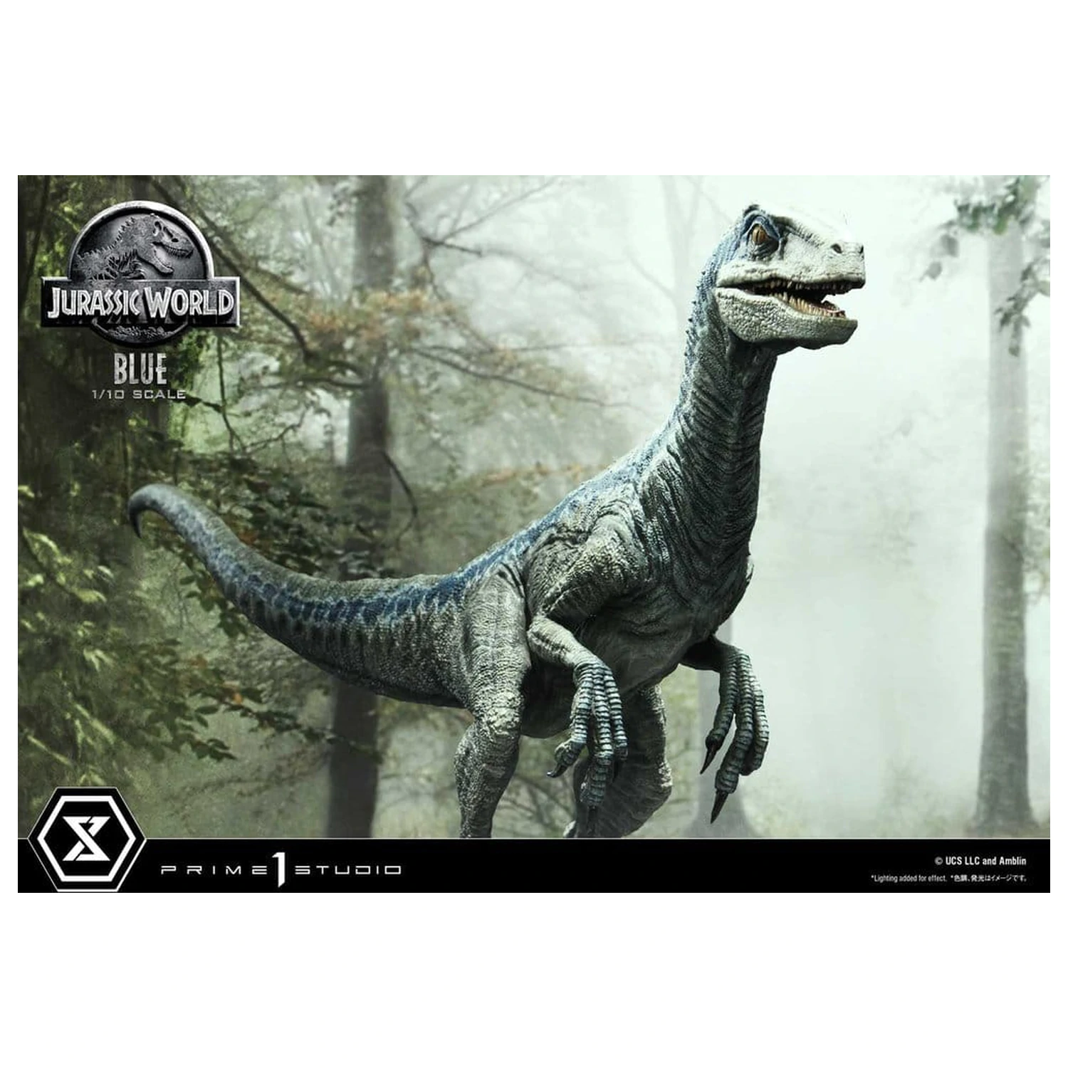 Jurassic World (Film) Prime Collectible Figures Statuie 1/10 Blue 17 cm poza produsului