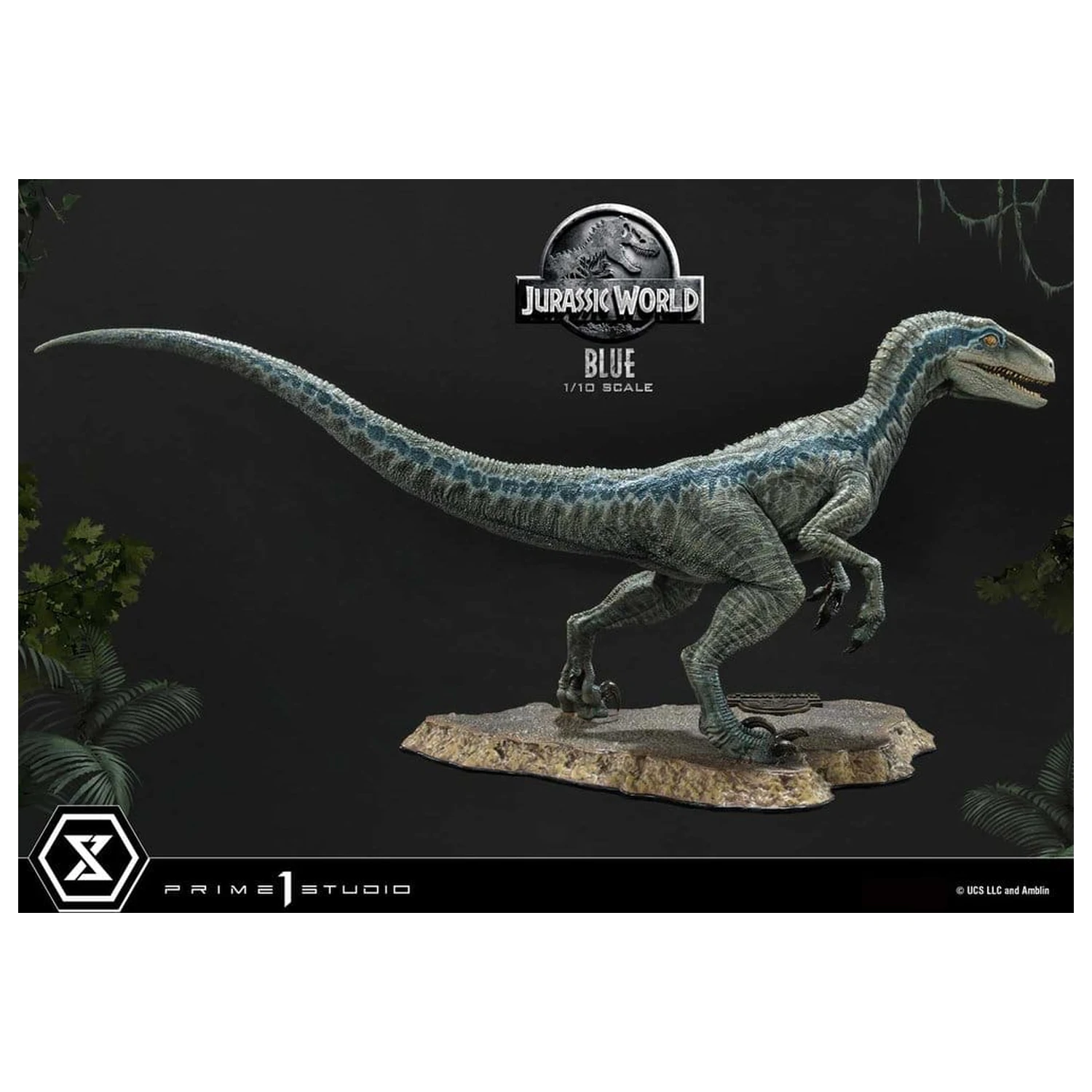 Jurassic World (Film) Prime Collectible Figures Statuie 1/10 Blue 17 cm poza produsului