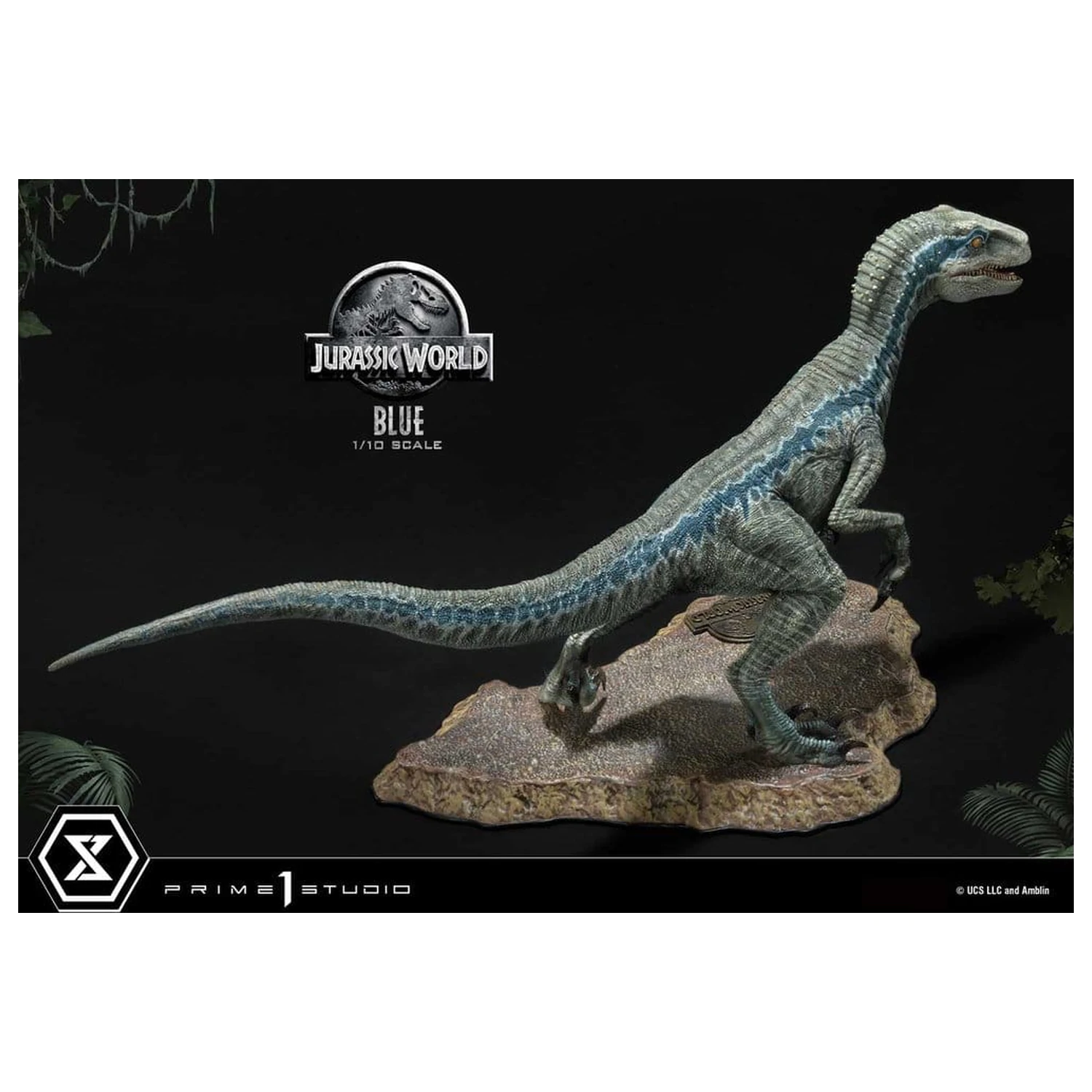 Jurassic World (Film) Prime Collectible Figures Statuie 1/10 Blue 17 cm poza produsului