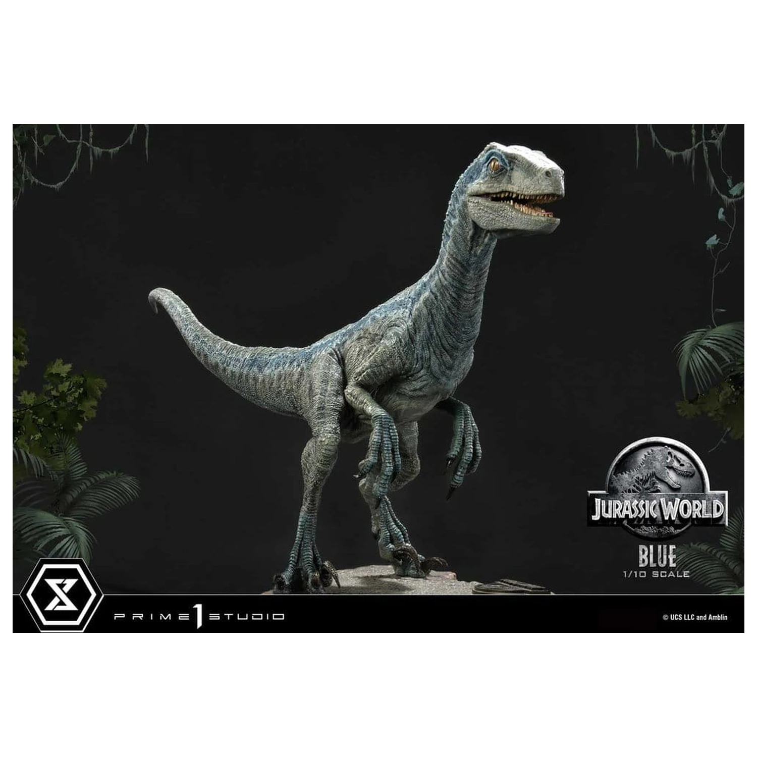 Jurassic World (Film) Prime Collectible Figures Statuie 1/10 Blue 17 cm poza produsului