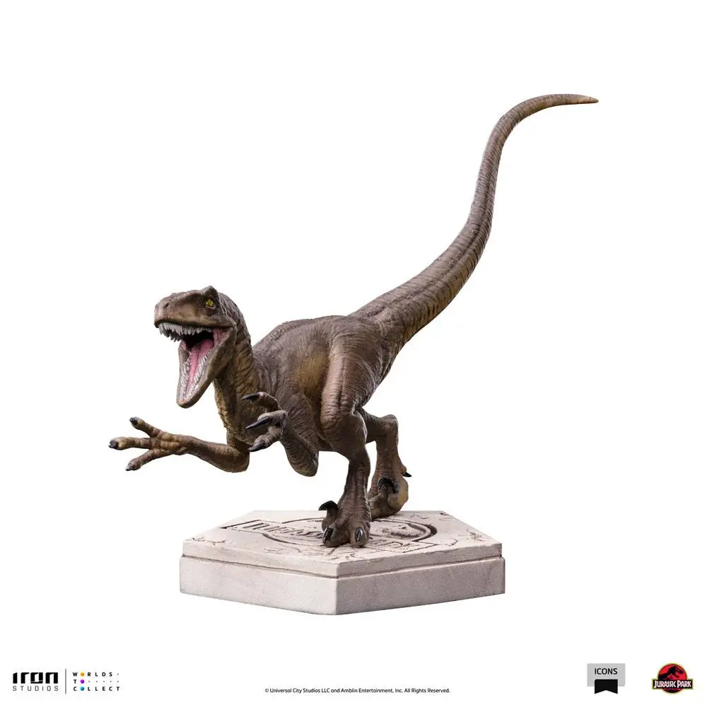 Statuie Jurassic World Icons Velociraptor A 9 cm poza produsului