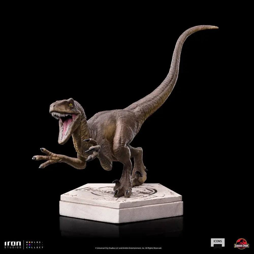Statuie Jurassic World Icons Velociraptor A 9 cm poza produsului
