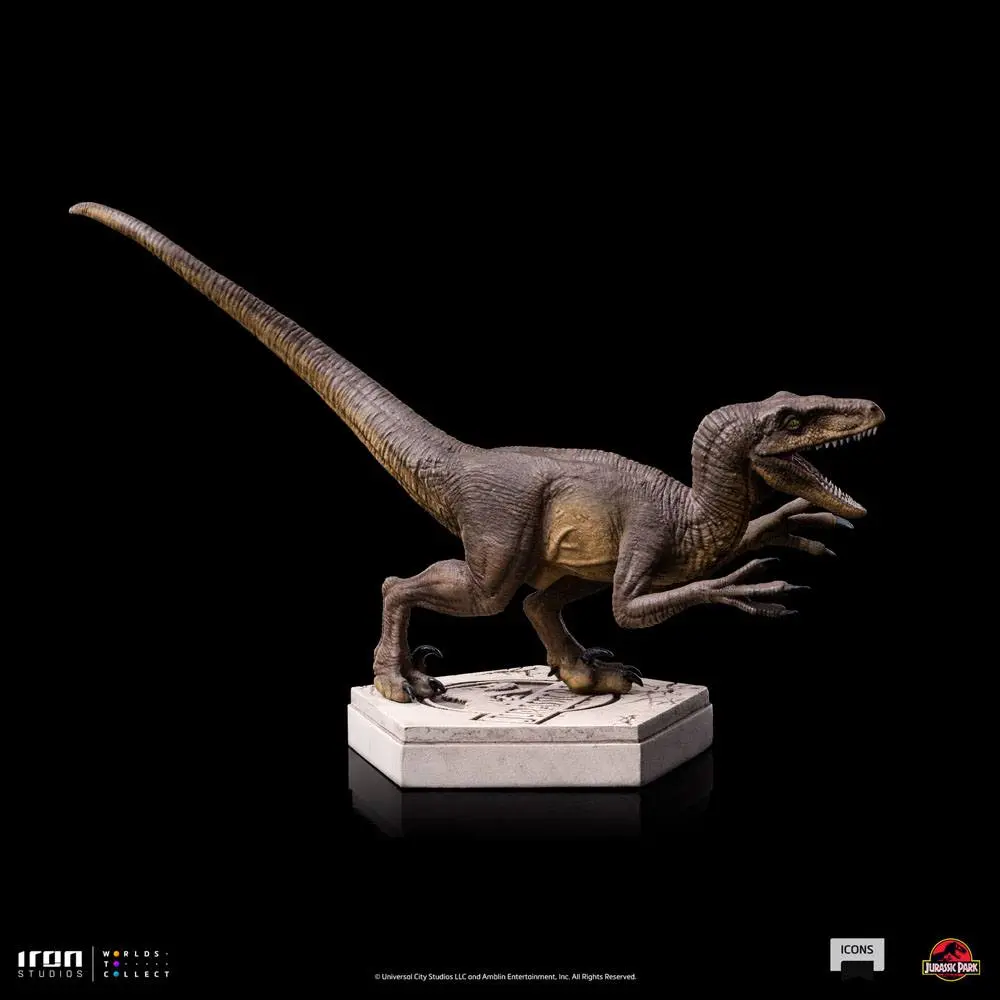 Statuie Jurassic World Icons Velociraptor A 9 cm poza produsului